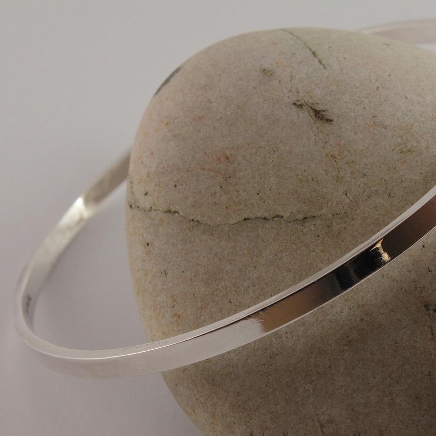 Heavy Gauge Rectangular Profile Bangle