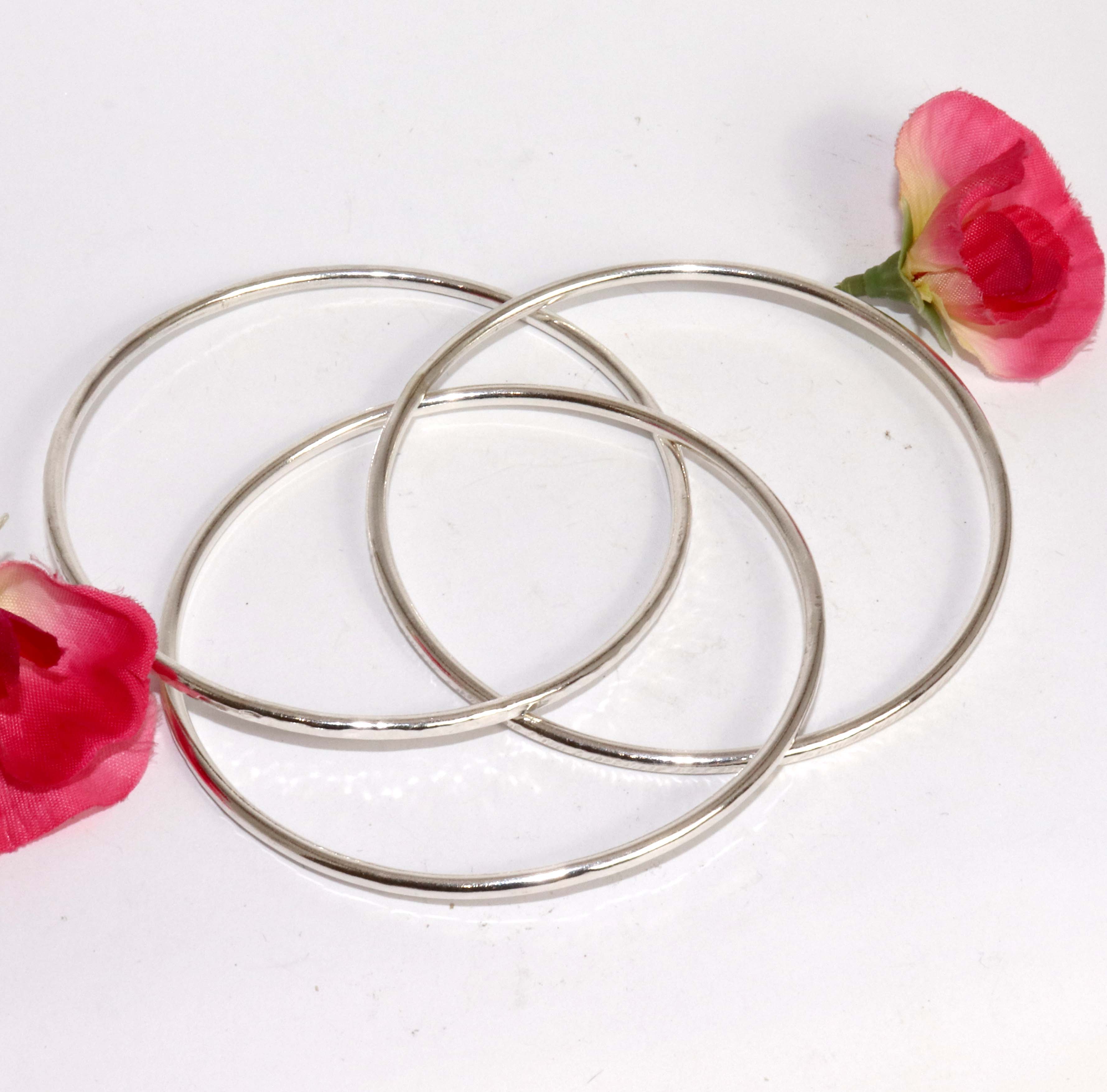 Triple Russian Wedding Ring Style Bangle