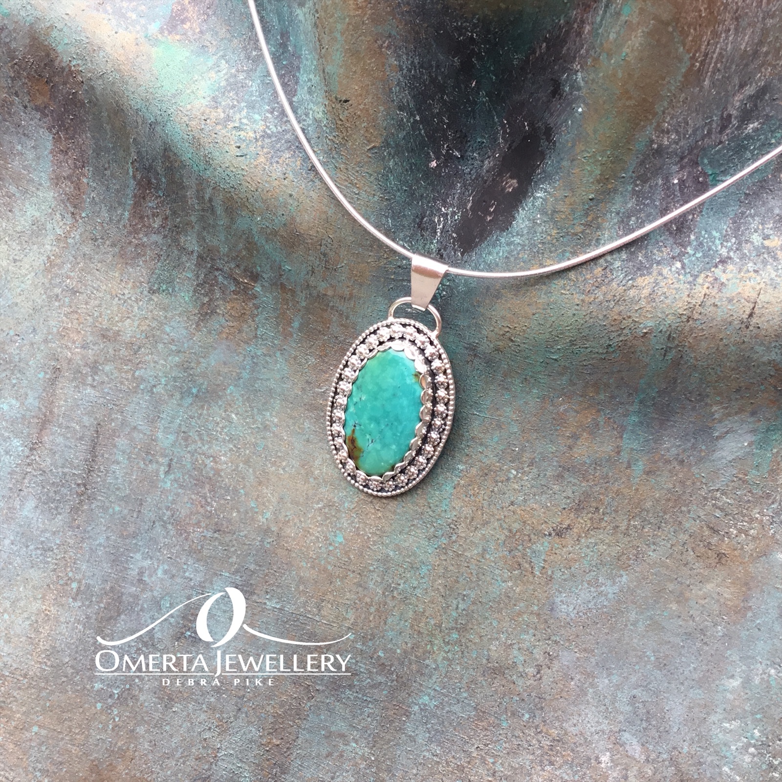 Vintage Style Bao Canyon Turquoise Necklace