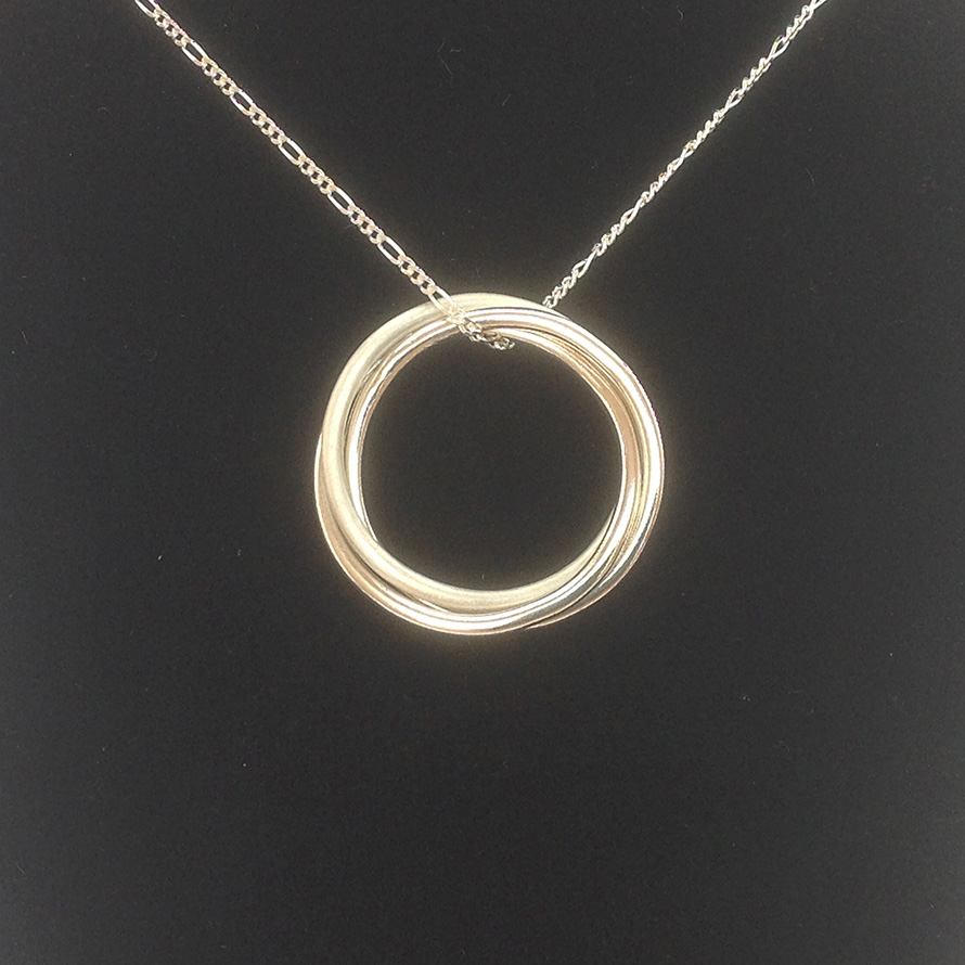 Russian wedding cheap ring necklace