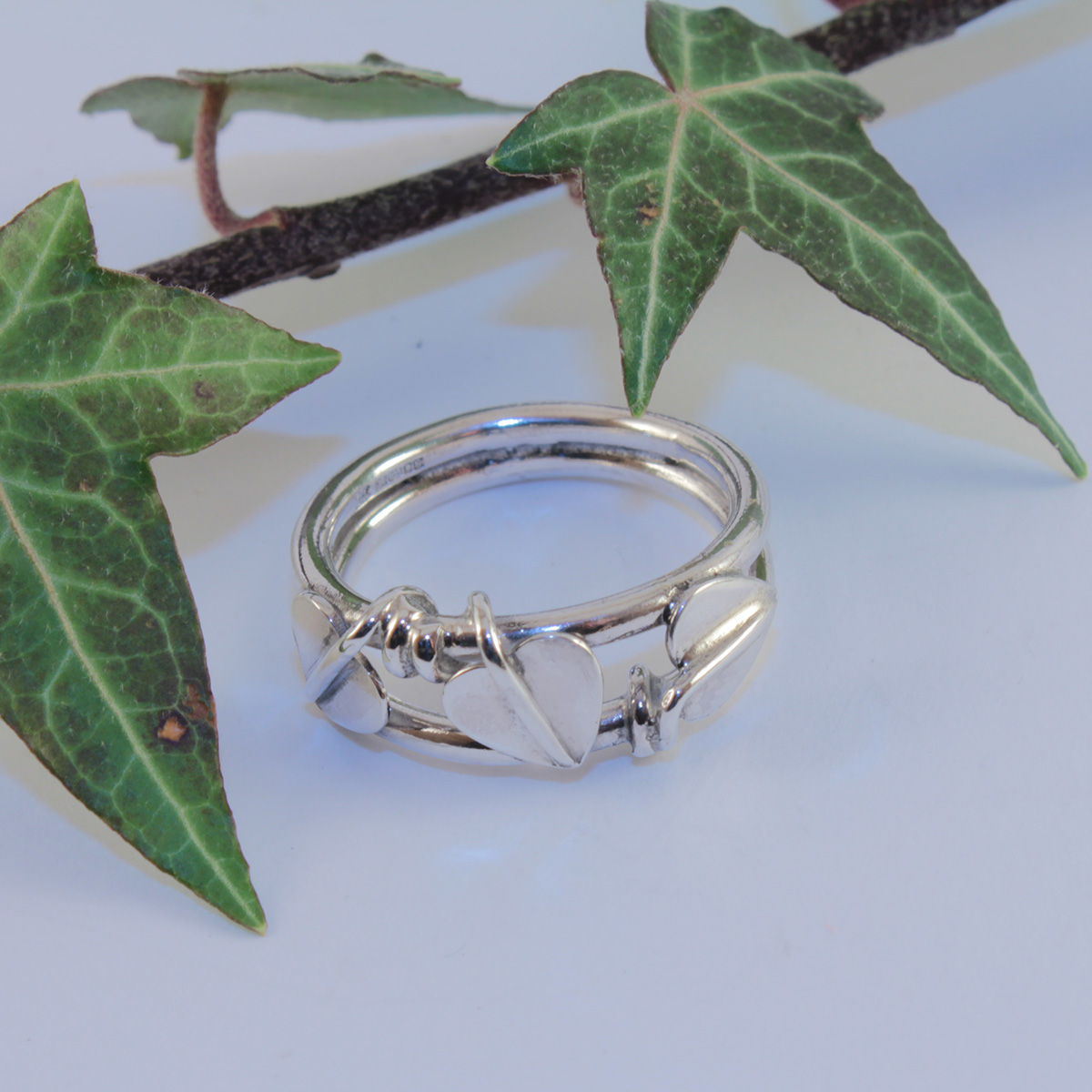 Entwined Leaves Ring