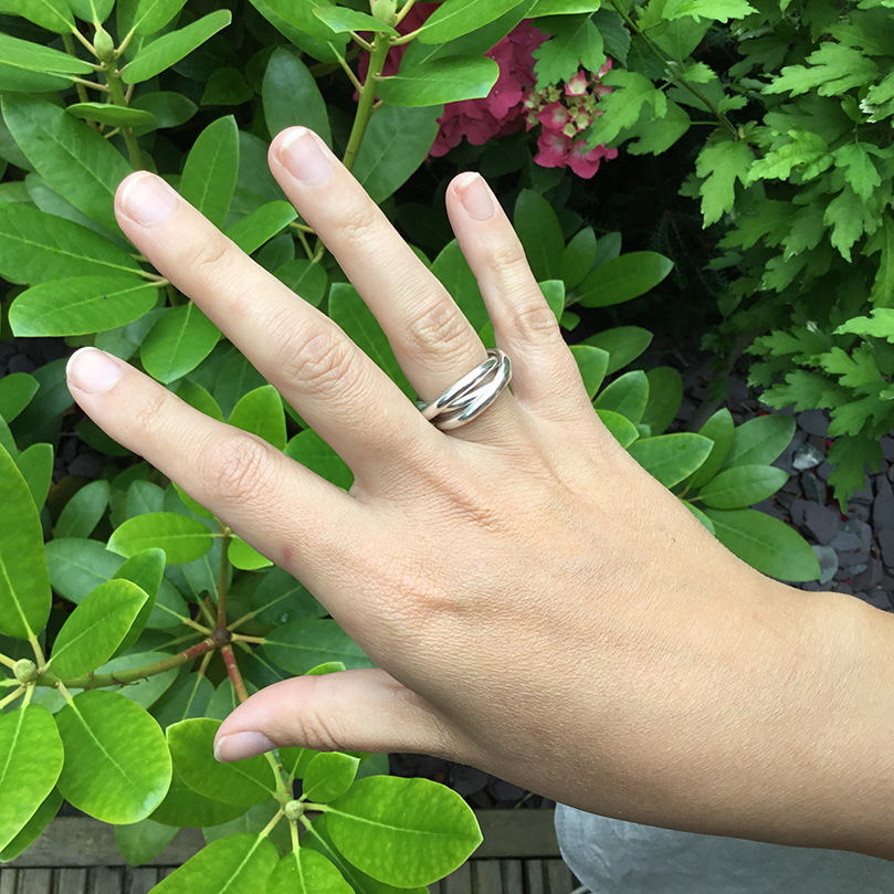 Handmade Sterling Silver Russian Wedding Ring